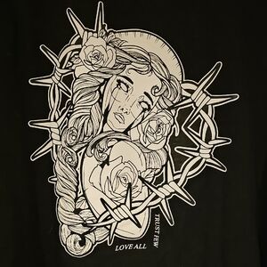 Mad Ones Tattoo Style Black Sweatshirt